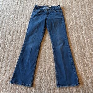 Levis 529 Curvy Boot Cut Jeans Womens 10 Long Blue Medium Wash Mid Rise